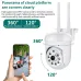 2MP 1080P HD Camera WIFI PTZ Control Video Surveillance Cameras  Wireless Connect 360 Panoramic Two-way Conversation