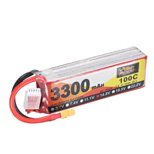 ZOP Power 14.8V 3300mAh 100C 4S Lipo Battery XT60 Plug for RC Helicopter Boat