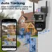 Hiseeu WF114 8MP 4K WiFi IP Camera Outdoor 8x Zoom Four Lens & Three Screen Auto Tracking Home Security CCTV Surveillance camera