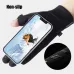 XANEWinter Touchscreen Warm Cycling Gloves Waterproof Windproof Cold-Resistant Flip Exposed Two-finger Zipper Gloves for Men Women Ski Fishing Running