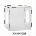 Clear Acrylic Grinding Dust Box Transparent Design 200x200x200mm 200x180x300mm Easy Assembly Polishing Buffing Engraving Dust Proof