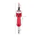 Woodworking Step Drill Bit Countersink Drill Bit with Adjustable Depth Stop 82 Degree Carbide Tipped with Replaceable Pilot Drill Bit1/4" Quick Release Hex Shank for Woodworking Pilot Screw Holes
