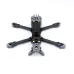 TEOSAW Mark 3 145mm Wheelbase 4mm Arm Thickness Carbon Fiber 3 Inch Freestyle Frame Kit Support 14mm 19mm FPV camera for RC Drone FPV Racing