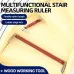 ENJOYWOOD LTG-002 Stair Tread Template Tool Solid Stair Tread Gauge Shelf Layout Tool Stair Tread Measuring Tool Compatible with Many Types of Layout Projects