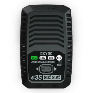 SkyRC E3S 20W 2.2A Charger for 2S/3S LiPo/LiHV/LiFe Battery Charging