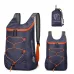 IPRee Multifunctional Outdoor Folding Backpack High Density Lightweight Waterproof Nylon Fabric Sports Bag for Camping Hiking Travel