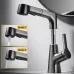 2 Water Mode Kitchen Faucet Pull Out Faucet Liftable Pull Out Sprayer for Bathroom Kitchen Sink Anti-splash Hot & Cold Dual Control