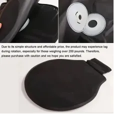 360 Rotating Car Seat Cushion Seat Protector Non-Slip Hand Washable Round Design Suitable For All Seasons Comfort Vehicle Interior Easy Access to the Seat