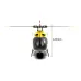 YXZNRC F06 2.4G 6CH 1:36 EC135 Scale Yellow Fuselage Flybarless RC Helicopter RTF