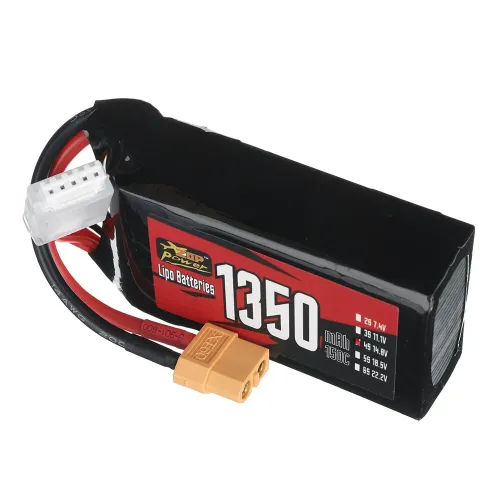 ZOP Power 14.8V 1350mAh 150C 4S LiPo Battery XT60 Plug for RC Drone