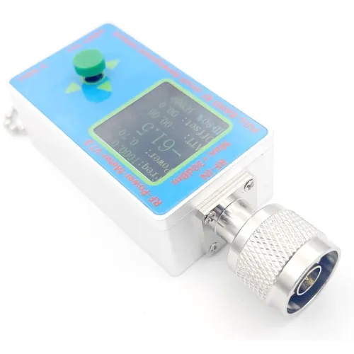 100K-10GHZ RF Power Meter V7 TYPE-C USB Communication Data Power TTL Serial Communication Software for Ham Radio Amplifier