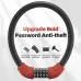 LAOTIUL01 U-Shape Bike Lock Steel Password Lock Five-digit Code Anti-theft 1.72CM Thickened Portable Safety Cable Lock for Duotts ENGWRidstar FAFREESAMEBIKMTB Bike Electric Bike Scooter Motorcycle