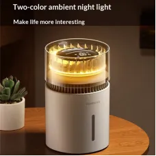 Tevorex K50 Smart Fogless Humidifier with Night Light, LED Touch Screen, 5L Large Capacity, 100-Gear Ajustment, Ultral Quite, Support MIJIA App Control for Home & Bedroom