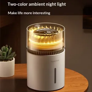 Tevorex K50 Smart Fogless Humidifier with Night Light, LED Touch Screen, 5L Large Capacity, 100-Gear Ajustment, Ultral Quite, Support MIJIA App Control for Home & Bedroom