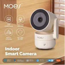 MOES WCM-P52 4MP HD Tuya WiFi Indoor Pan/Tilt Smart Security Camera Infrared Night Vision Motion Sound Detect Monitor Panoramic Patrol Smart Home Surveillance Camera