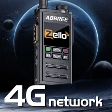 ABBREE GP-268 Walkie Talkie Zello POC Network Bluetooth WIFI 4G SIM Card Android Long Range Communicator