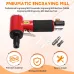 Pneumatic Engraving Mill Machine 12000RPM Air Powered Rear Exhaust Compact Design 90 Degree Angle Grinder Sanding Polishing Tool