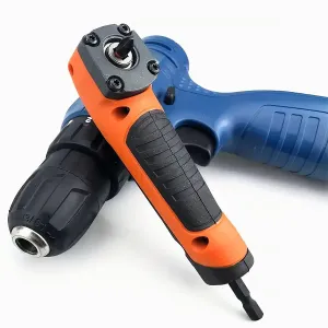 Multifunctional Electric Corner Screwdriver 90 Degree Right Angle High Torque Adjustable Magnetic Bit Holder Ergonomic Handle Compatibility for Lithium Drills