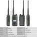BAOFENG UV13Pro V2 Dual Band Walkie Talkie 999 Channels 1800mAh 16KM Long Range Type-C Charger Transceiver Ham Two Way Radio European Standard