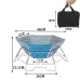 Xmund Portable Hexagonal Stainless Steel BBQ Grill, Foldable Charcoal Stove for Outdoor Picnics & Camping, Camping Stove