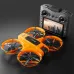 YLR/C S156 WiFi FPV with 4.9inch LCD Screen Controller HD Dual Camera Electrically Adjustable Optical Flow Hover Automatic Obstacle Avoidance Circle Protection LED Light Brushless 2.4G 4CH 6-Axis Remote Control Toys RC Drone Quadcopter RTF