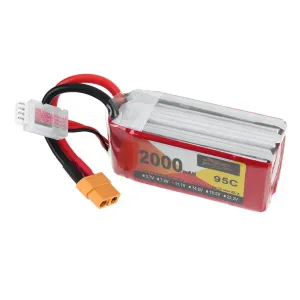 ZOP POWER 11.1V 2000mAh 95C 3S LiPo Battery XT60 Plug With T Adapter Plug for RC Drone