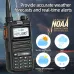iRadio DM-UV4R DMR Digital Analog Walkie Talkie Dual Mode 1024 Channels AES-256 Encryption UHF VHF Wide Frequency Range NOAA Weather Alerts Type C Charging Two Way Radio