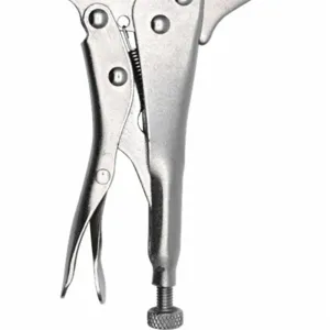 6.5 Inch Heavy Duty C Clamp Locking Pliers Carbon Steel with Swivel Pads for Woodworking Welding Adjustable Table Grip