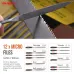 HI-SPEC 16/17 Piece Metal File Set Premium Grade T12 Drop Forged Alloy Steel Triangle/Half-round/Flat/Round Large File and 12pcs Needle Files