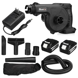 VIOLEWORKS 2-in-1 Electric Air Blower 1500W 20000rpm Vacuum Cleaner Handheld Blowing Machine