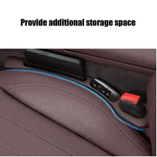 2pcs Car Seat Gap Plug Filler Car Organizer Storage Box Universal Strip Side Seam Car Gap Filler Leak Proof Seat Gap Storage Organizer