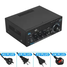 AK45 Power Amplifier bluetooth HiFi Digital Amplifier Max Power 90Wx2 Channel 2.0 Surround Sound AMP Speaker for Home Car