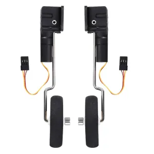 Metallic Worm-type Electronic Retractable Landing Gear for Small Real Electric Fixed-wing RC Aircraft Airplane
