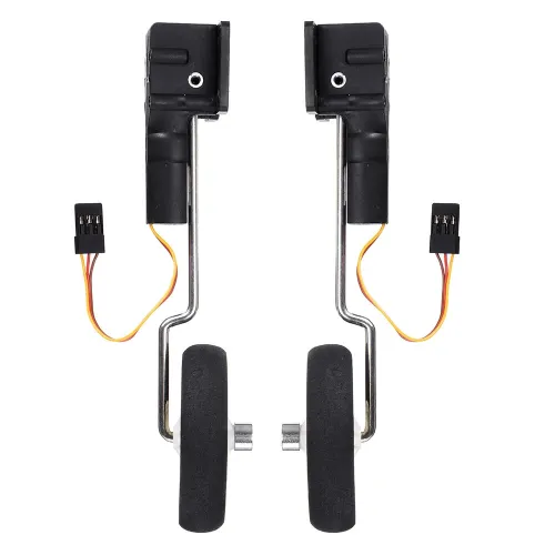 Metallic Worm-type Electronic Retractable Landing Gear for Small Real Electric Fixed-wing RC Aircraft Airplane