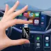LAESD Q1BP 4-in-1 Wireless CarPlay Android Auto MirrorLink AirPIay Adapter Convert Wired to Wireless USB Plug and Play BT5.0