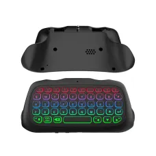 DOBE Wireless bluetooth Keyboard for PS5 Controller with Backlit Wireless Chatpad Built-in Microphone Headphone Jack Easy Installation TP5-35135