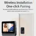 M17S Video Doorbell 4.3" Screen Infrared Night Vision Two-Way Audio 256GB Support Wireless Home Security Camera