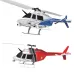 FB-05 2.4G 4CH 3D6G Altitude Hold with LED Light RC Helicopter RTF