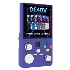 128GDC40V Open Source Retro WIFI Handheld Game Console 4000mAh 4.0-inch IPS Screen Quad-Core RK3326 Multiplayer Portable Pocket Video Player with Dual Replaceable Joysticks