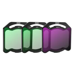 BRDRC FPV Camera Lens Filter for O4 Air Unit Pro RC Drone Quadcopters Aluminum Alloy Frame Optical Glass UV CPL ND8 ND16 ND32 ND64 Combo Set
