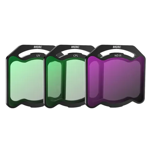 BRDRC FPV Camera Lens Filter for O4 Air Unit Pro RC Drone Quadcopters Aluminum Alloy Frame Optical Glass UV CPL ND8 ND16 ND32 ND64 Combo Set