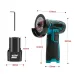 Cordless Angle Grinder M5 12V 19500 RPM Brushed Motor 3 Inch Cutting Disc Compact Lightweight Electric Power Tool Grinding Cutting Polishing