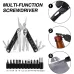 28 in 1 Outdoor Multifunctional Plier Tool Stainless Steel Professional Folding Screwdriver Camping Tactical Multi-purpose Knife
