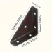 Heavy Duty Iron L Brackets 90 Degree Corner Braces Thick Metal Shelf Support Screwless Design Furniture Reinforcement Easy Install