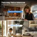 MOES Tuya 4MP+4MP HD Security Camera Smart Dual Lens WIFI IP Camera Night Vision Two Way Audio Motion Alerts Pan Tilt Wireless Security System