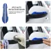 2pcs 3D Car Bumper Reflective Strips Car Rearview Mirror Stickers Safety Reflective Stickers Reflective Warning Stickers