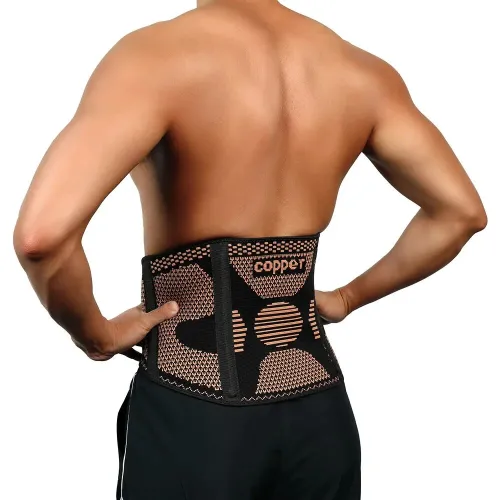 KALOA1pc Back Brace Adjustable Compression Support Belt Knitted Breathable Lumbar Support Strap for Sports Fitness Daily