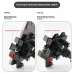 BENGGUO Aluminum Alloy Bike Phone Mount Quick Release Shock-absorbing Anti-slip Universal Motorcycle Handlebar 360 Rotation Phone Holder