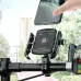 KEWIG KWG-M8Universal Bike Phone Holder 3.5"-6.5" Adjustable Phone Clip Stand Shockproof Portable Bike Holder Phone Bracket for Bicycle Motorcycle