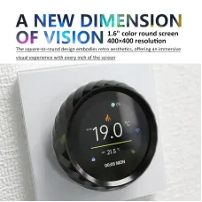 BECA 5A WiFi Smart Knob Thermostat Water Heating Touch Screen App Voice Control with Alexa Google Assistant